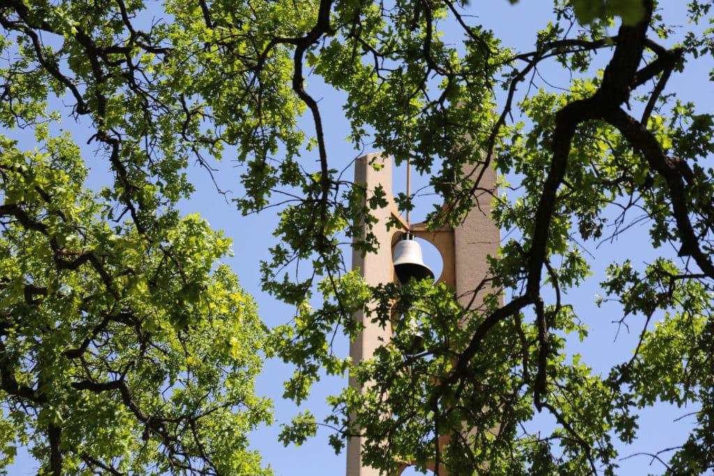 Bell Tower behind trees